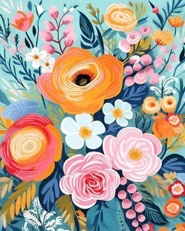 🌸🎨 Peinture aux numéros – Jardin Enchanté 🌿 - Anniadp
