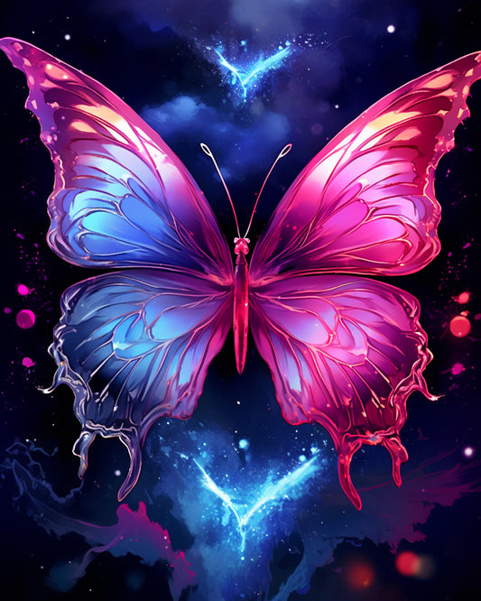 Papillon coloré Diamond Painting