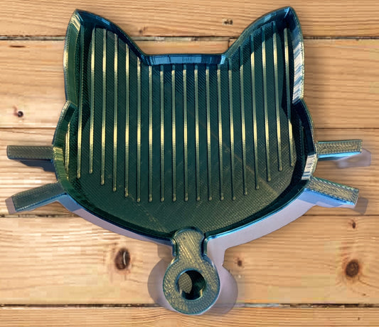 Plateau Diamond painting tête de chat-Anniadp