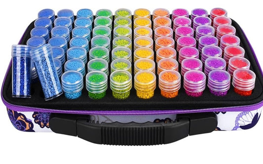 Valise rangement Diamond Painting 70 compartiments-Anniadp