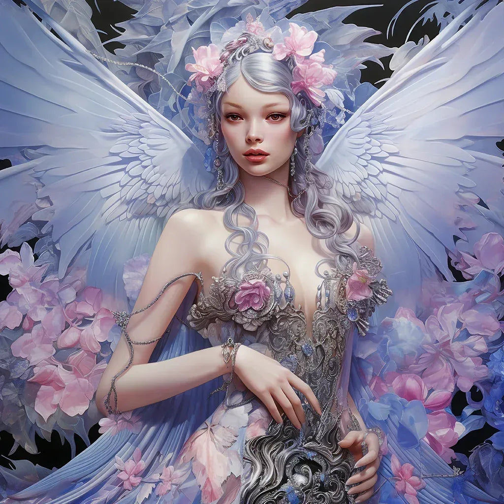 Ange de porcelaine par Artistic Journey - Anniadp