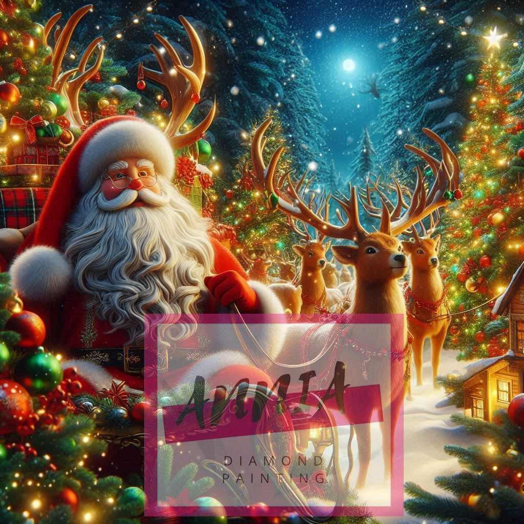 En avant pour noël Diamond Painting - Anniadp
