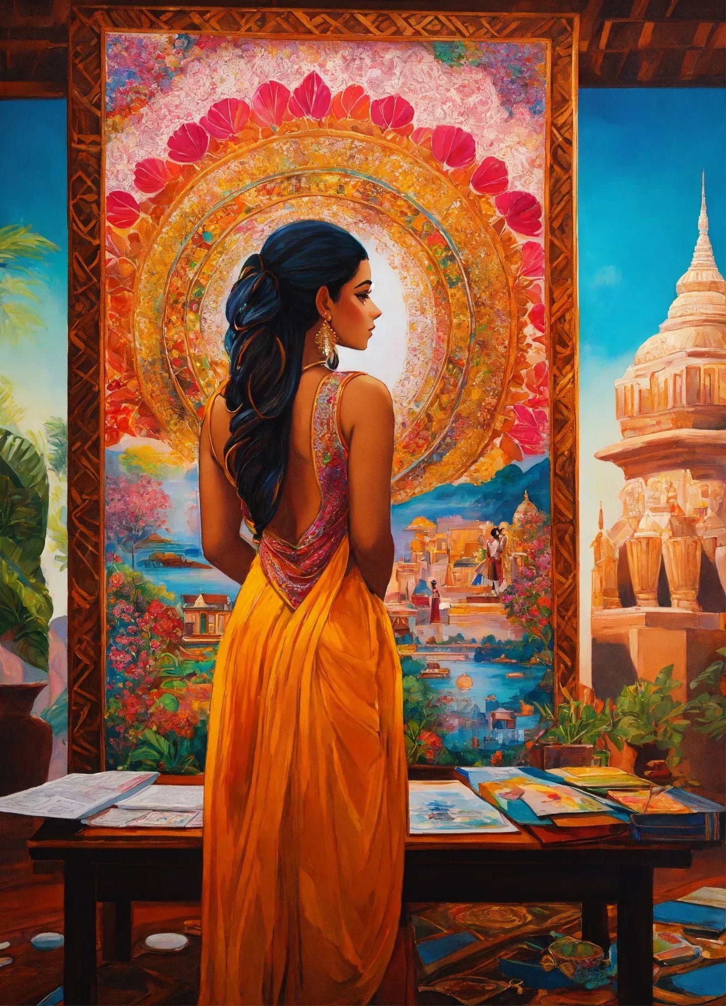 Femme Hindoue par Artistic Journey - Anniadp