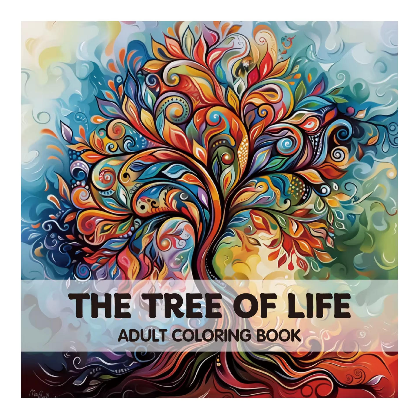 Livre de Coloriage Arbre de Vie