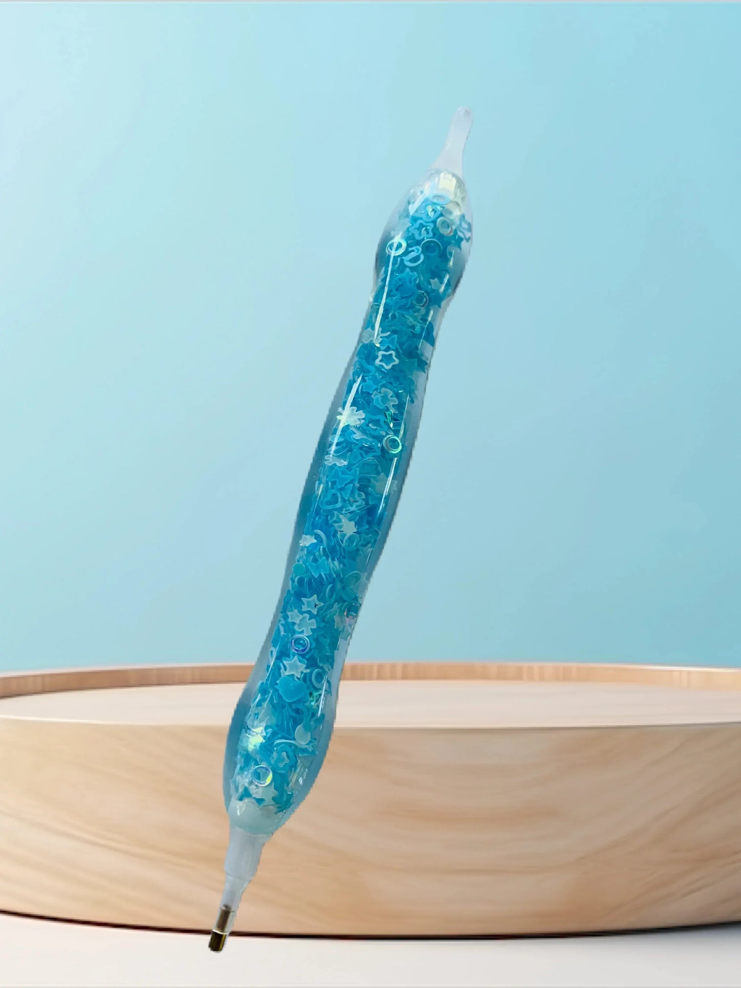 Stylo Diamond Painting bleu étoilé - Anniadp