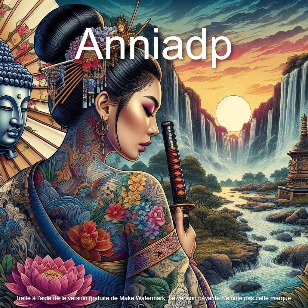 La samouraï Diamond Painting - Anniadp