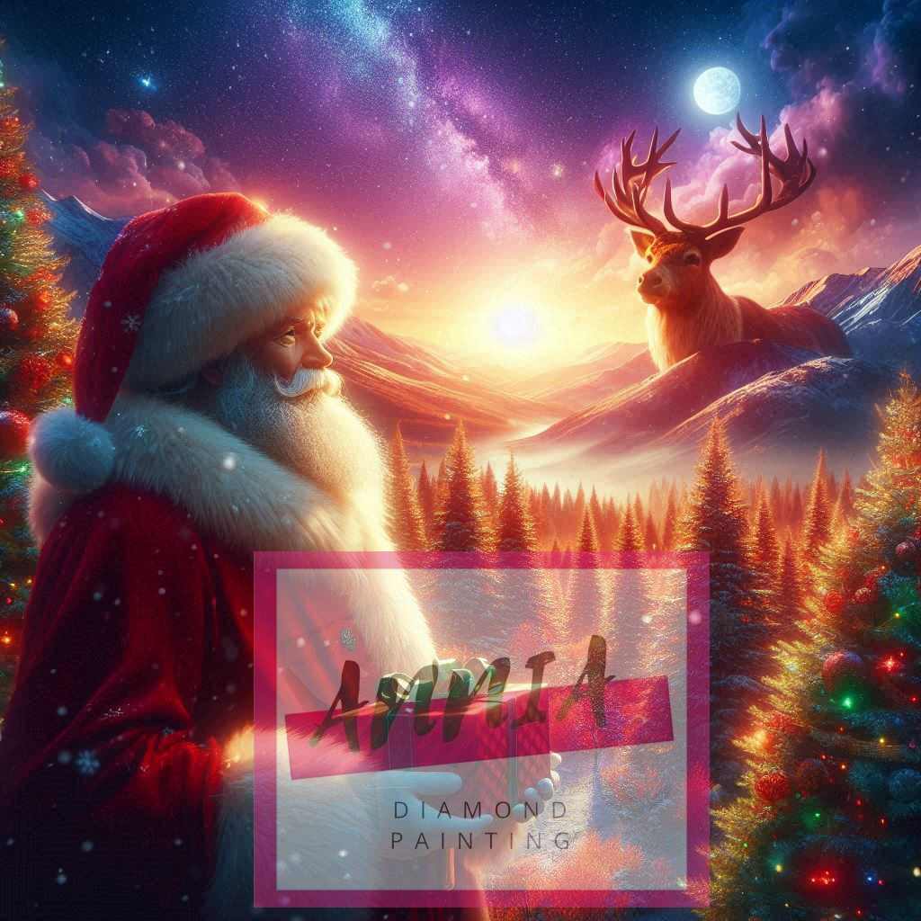 Le rêve de noël Diamond Painting-Anniadp