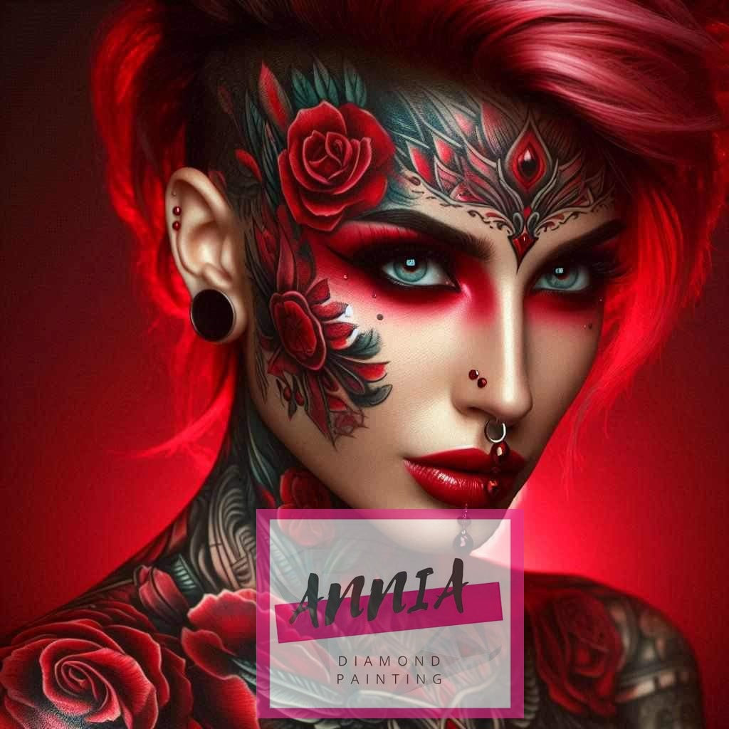 Ma tatouée-Anniadp-Diamond painitng