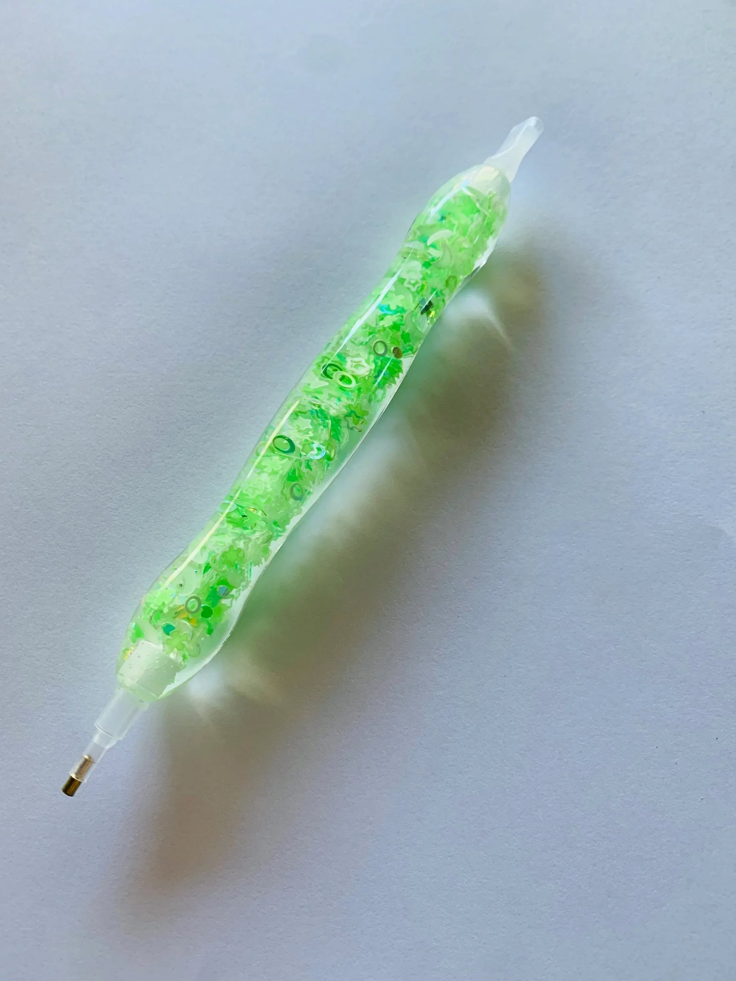 Stylo Diamond Painting vert étoilé - Anniadp