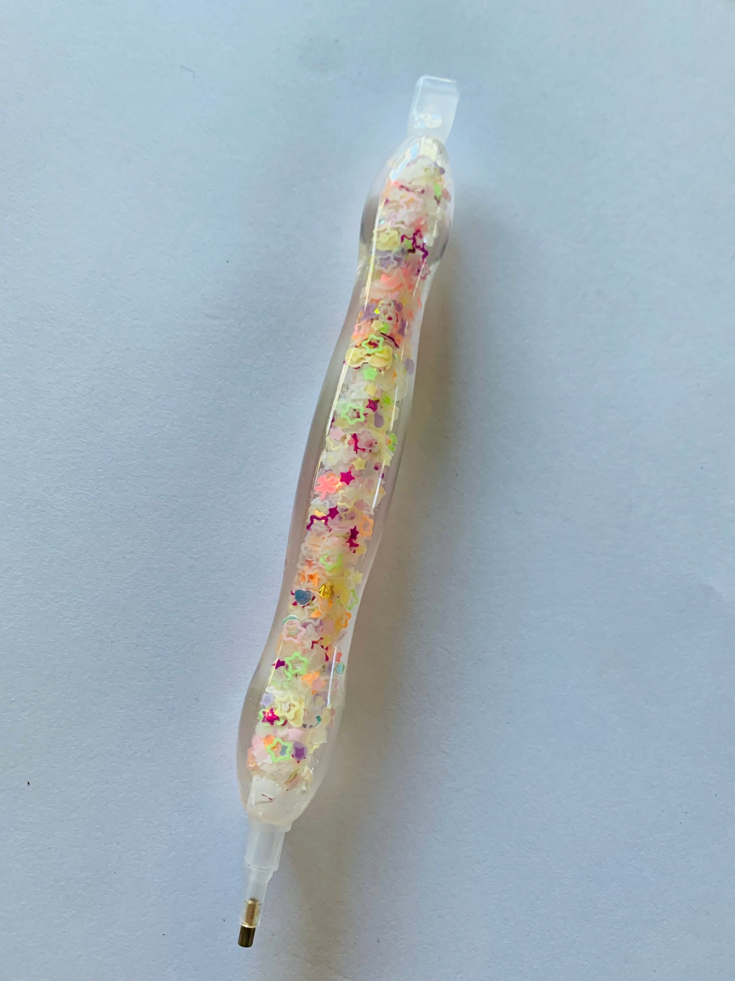 Stylo Diamond Painting étoiles multicolores-Anniadp