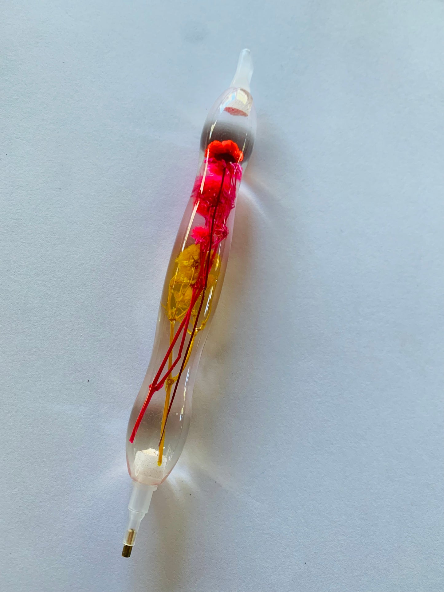 Stylo Diamond Painting fleurs séchées roses-Anniadp