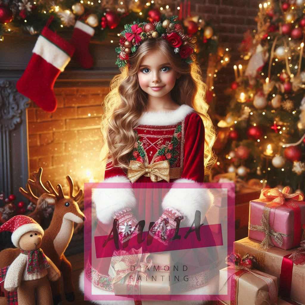 Princesse de noël 2 Diamond Painting-Anniadp