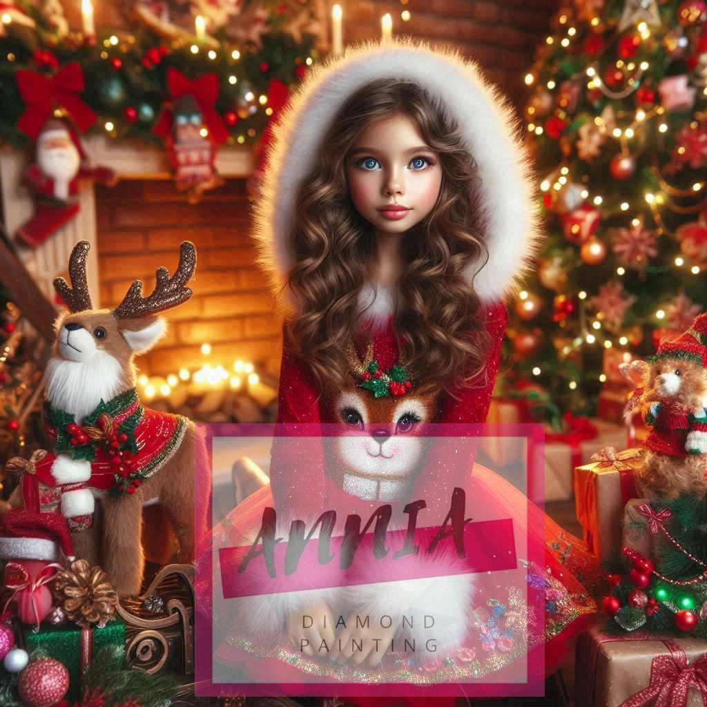 Princesse de noël 3 Diamond Painting - Anniadp