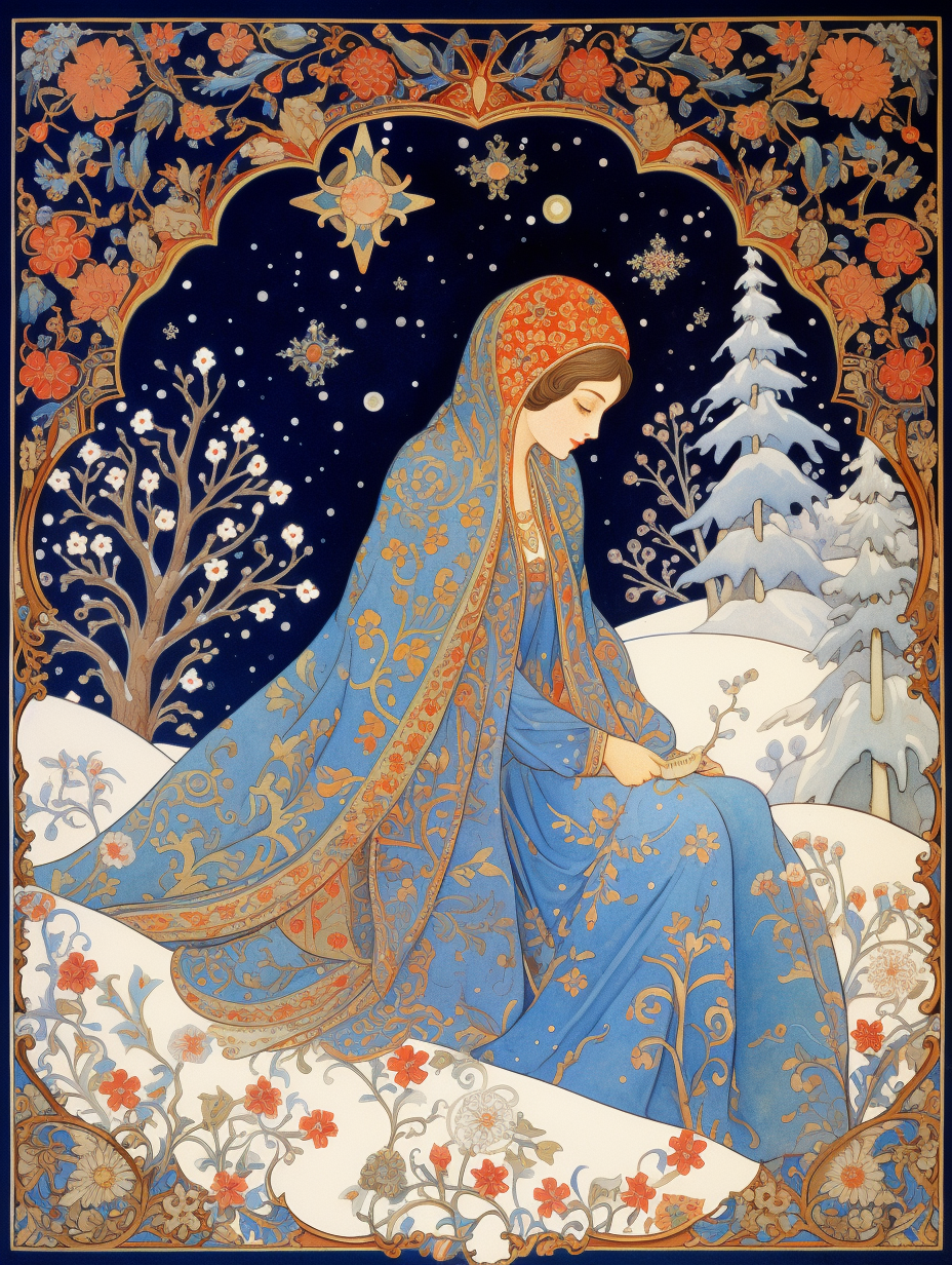 Recueillement d'hiver par Artistic Journey-Anniadp