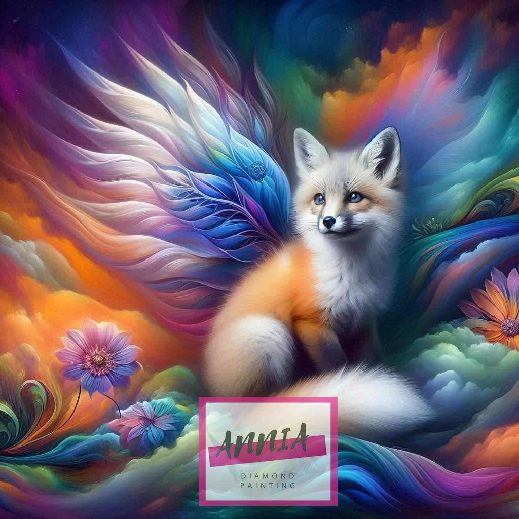 Renard ailé-Anniadp-diamond painting