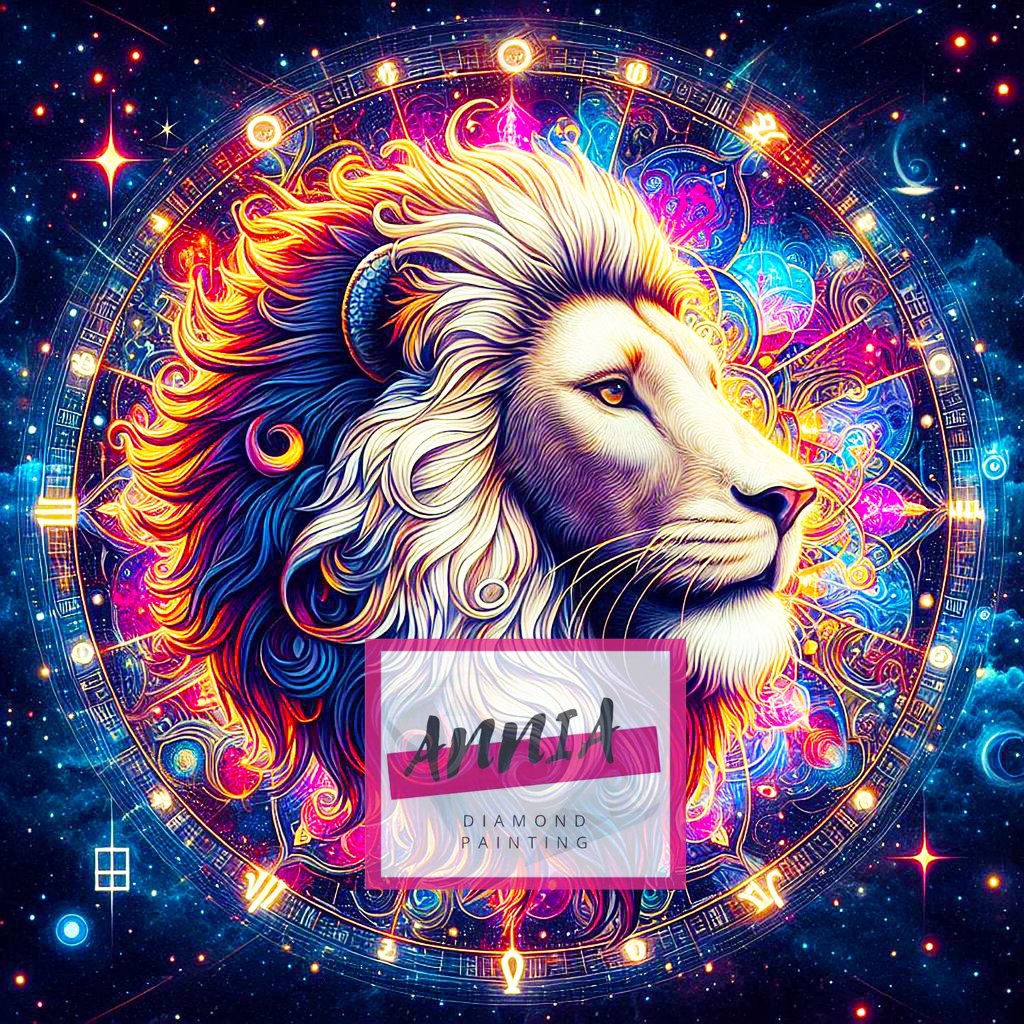 Signe astro Lion par Artistic Journey-Anniadp