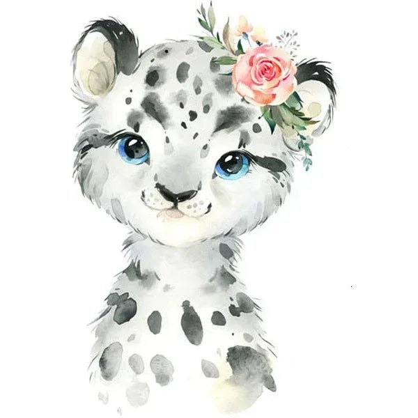 Tigre mignon Diamond Painting - Anniadp