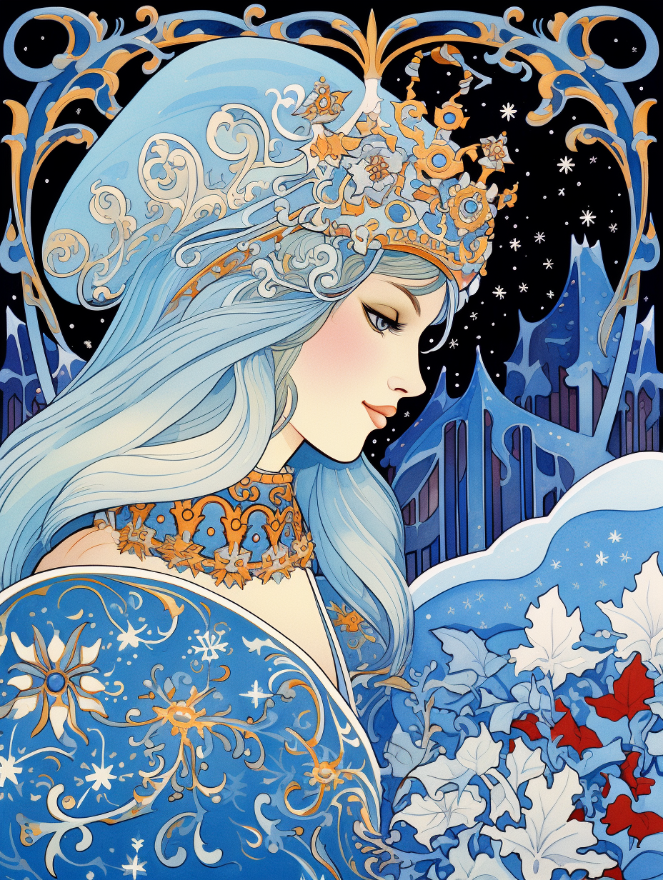 Visage d'hiver par Artistic Journey-Anniadp