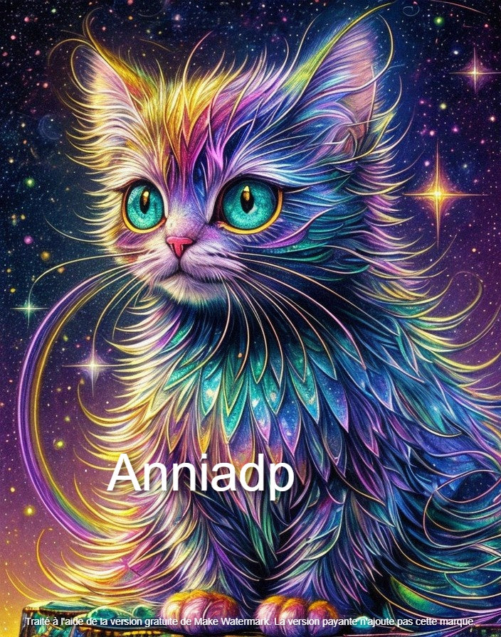 Chat de lumière - Anniadp