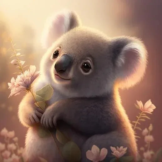 Koala mignon Diamond Painting - Anniadp