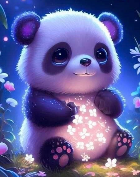Panda lumineux-Anniadp