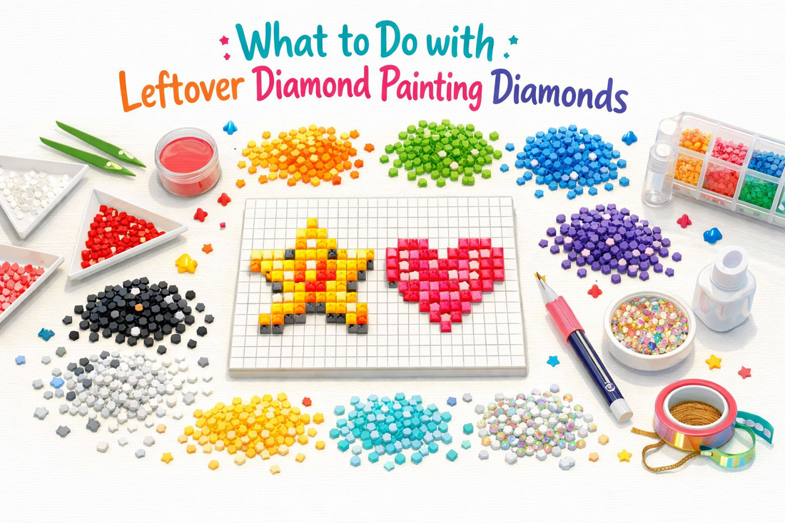 💎 Que faire avec les diamants restants de Diamond Painting ?