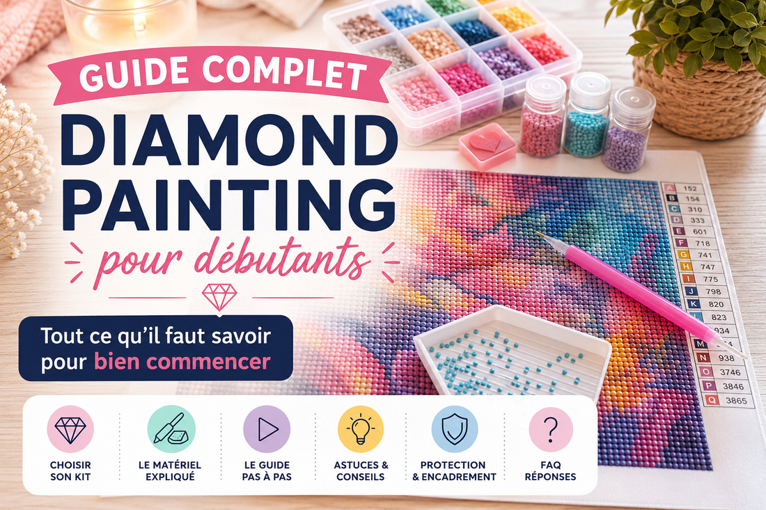🎨 Diamond Painting : le guide complet pour débuter en toute sérénité