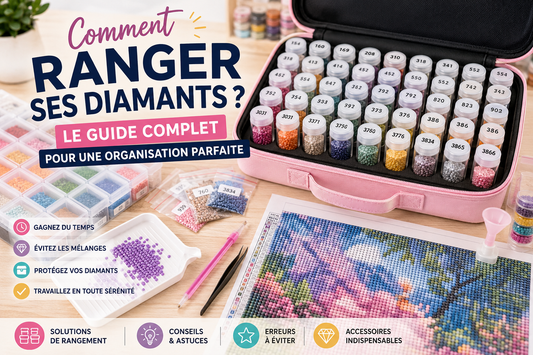 Comment ranger ses diamants Diamond Painting ? Le guide complet pour une organisation parfaite