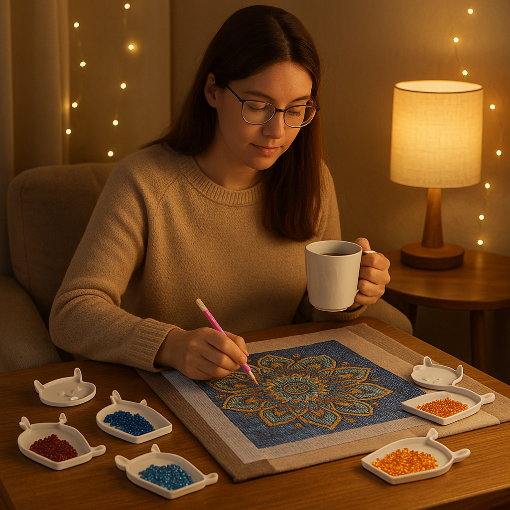 ✨ Les bienfaits du Diamond Painting sur le stress et l’anxiété