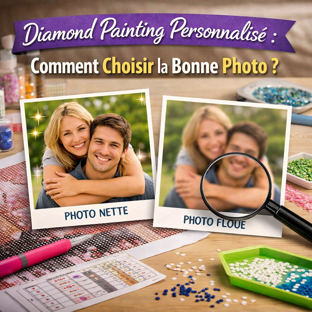 Diamond painting personnalisé : comment choisir la bonne photo ?