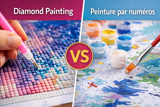 Diamond painting ou peinture par numéros : que choisir ?