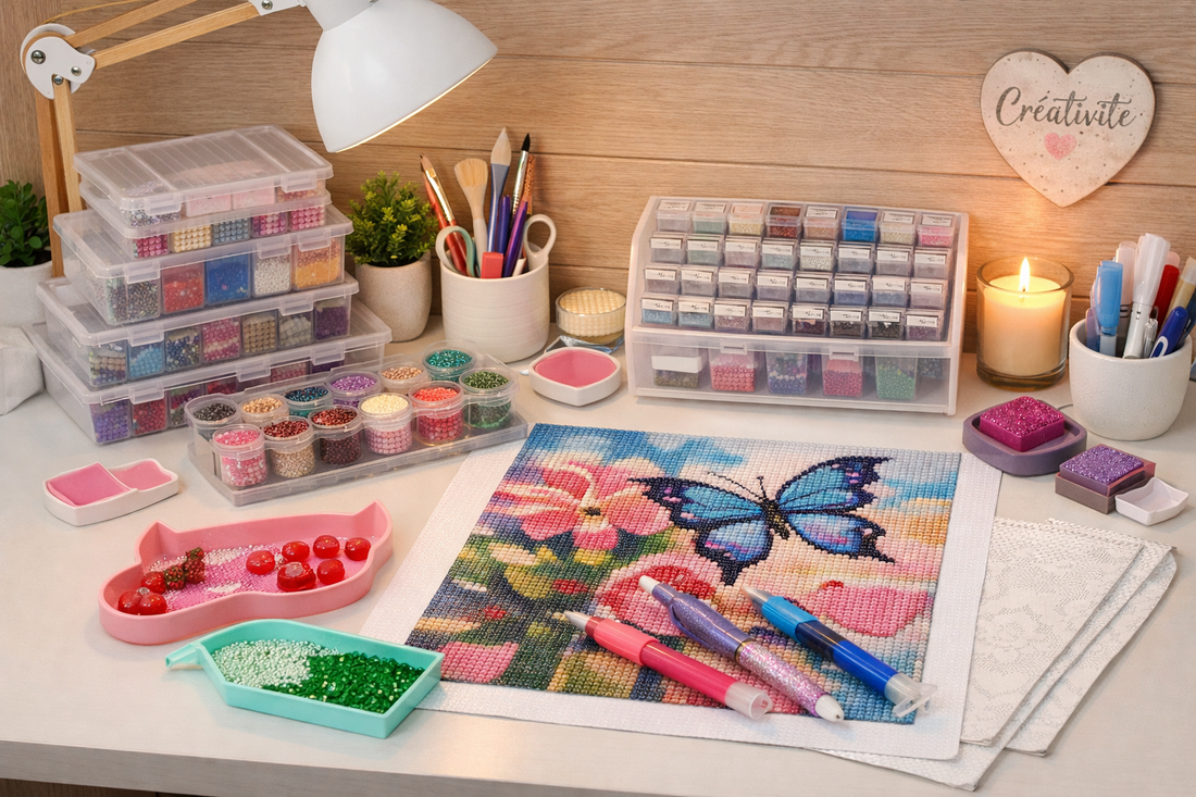 🏡 Organiser son espace de Diamond Painting à la maison - Anniadp