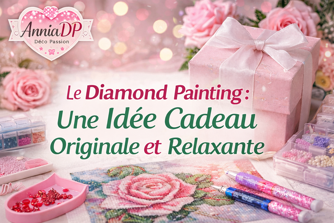 🎁 Le Diamond Painting : une idée cadeau originale et relaxante - Anniadp
