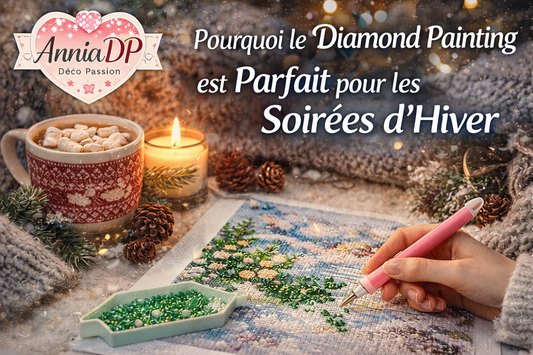 ❄️ Pourquoi le Diamond Painting est parfait pour les soirées d’hiver - Anniadp