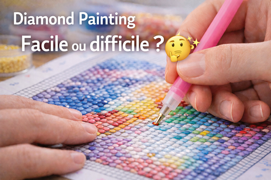 Le diamond painting est-il difficile ? Guide pour débutants