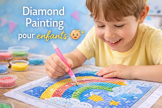 Diamond painting enfant : à partir de quel âge et comment commencer ?