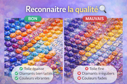Comment reconnaître un diamond painting de qualité ? Guide complet - Anniadp