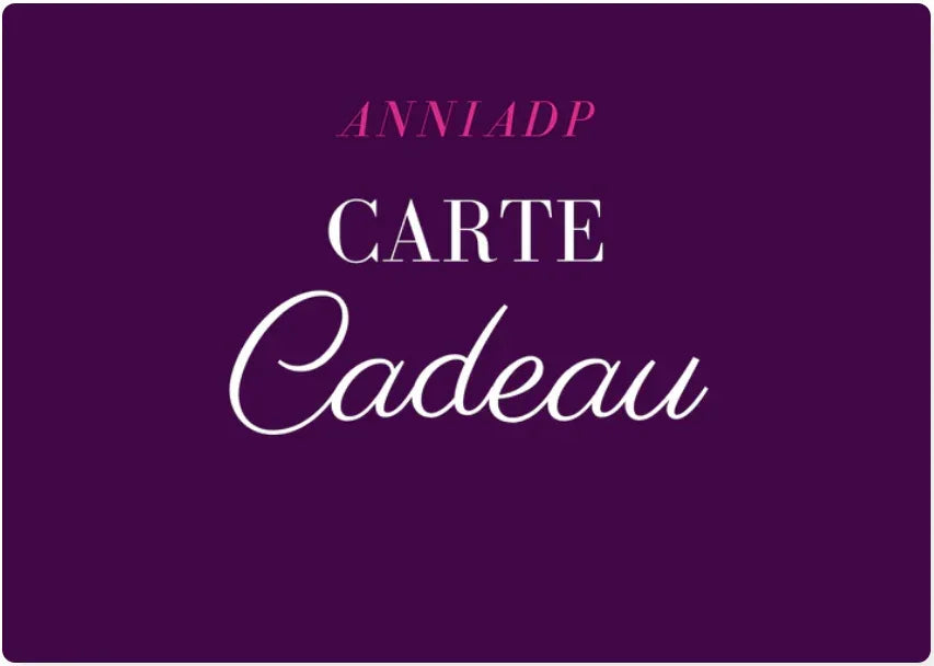 Carte cadeau - Anniadp