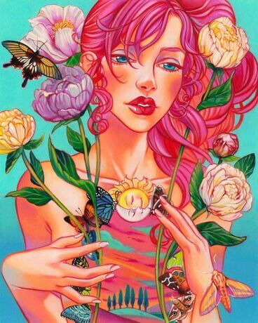 🌸✨ Peinture aux numéros – Éclosion intérieure 🦋