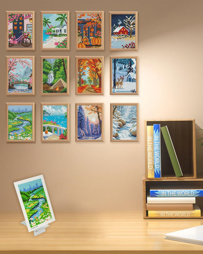 Mini Kits Diamond Painting – Les 12 Mois de l'Année