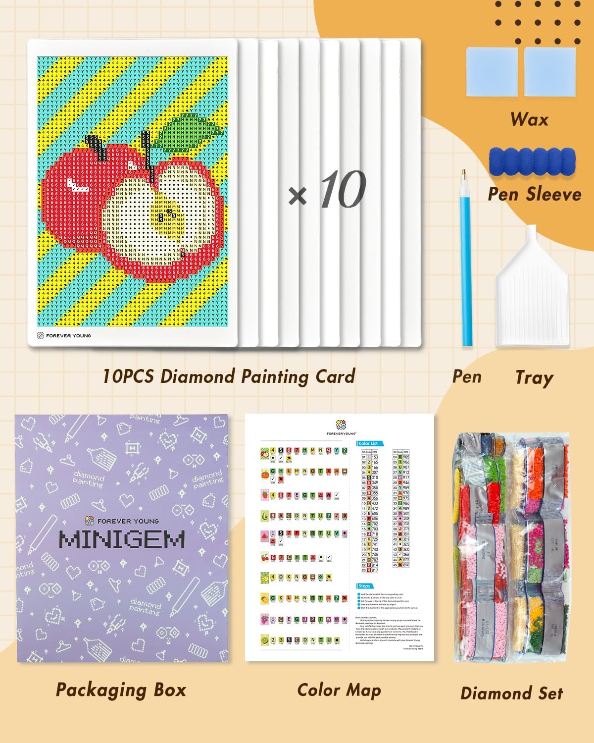 Mini Kits Diamond Painting – Fruits