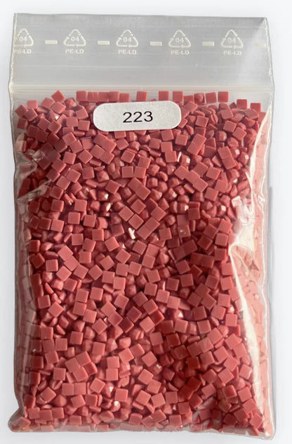 Sachet de Diamants carrés en résine 3500 Pièces - Recharge Diamond Painting - Anniadp