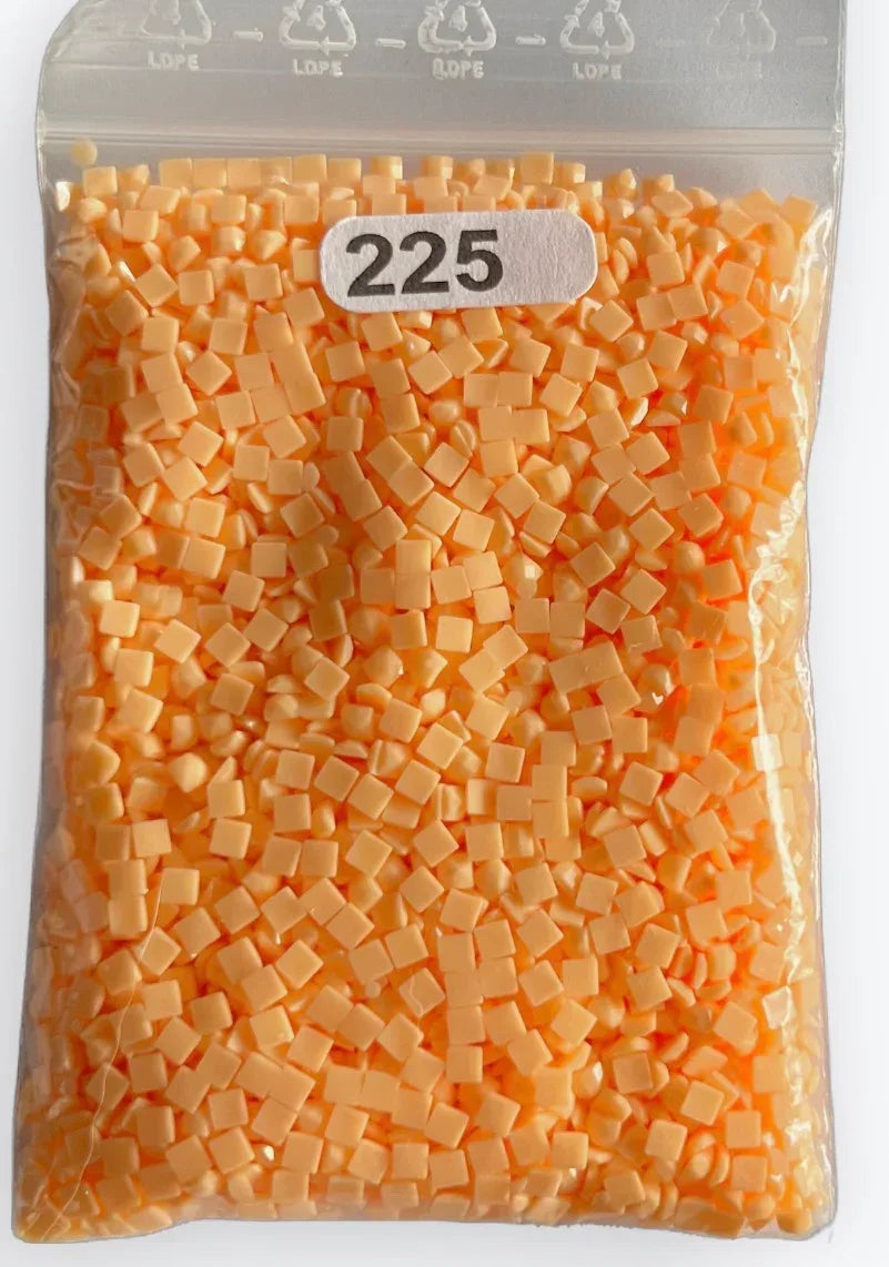 Recharge de diamants carrés en résine orange DMC 225