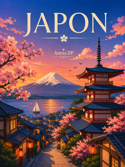 Peinture au numéro Japon – Entre Tradition et Sakura