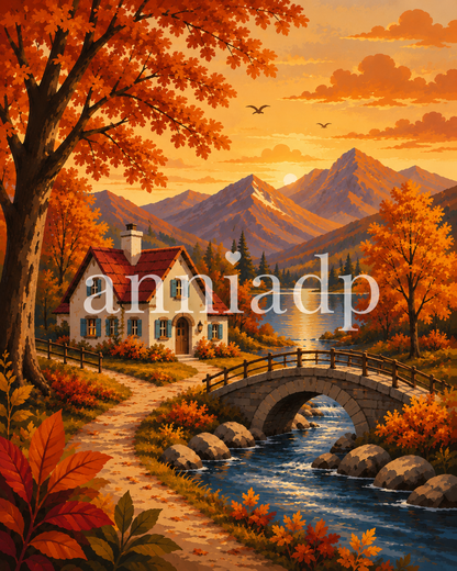 Peinture au numéro Douceur d’Automne