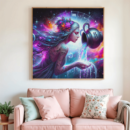 Signe astro Verseau par Artistic Journey
