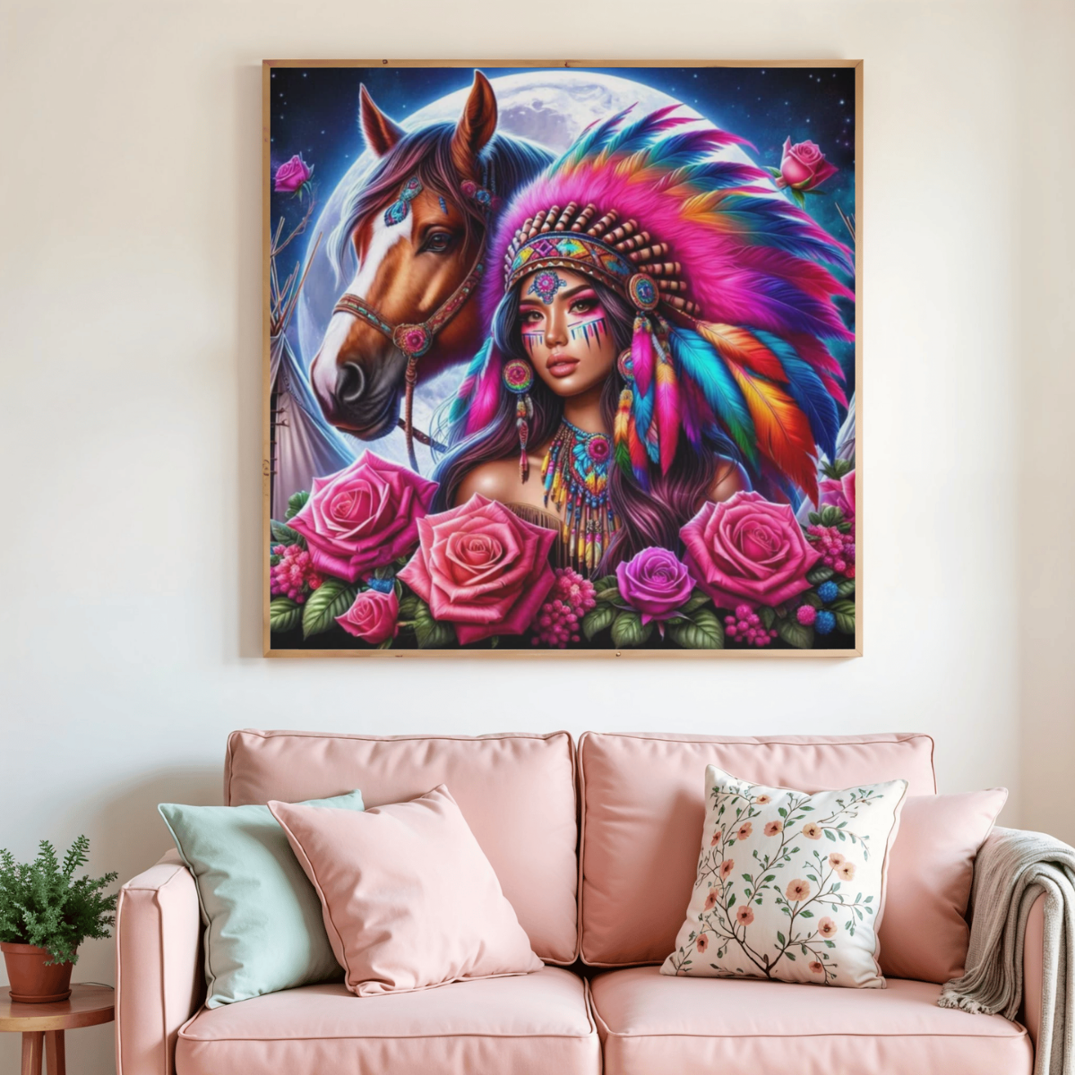 🐎🌙 Diamond Painting – Esprit Sauvage