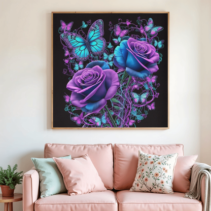 Roses violettes