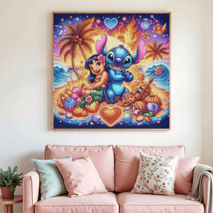 🌺💙 Diamond Painting – Duo Tropical Aloha