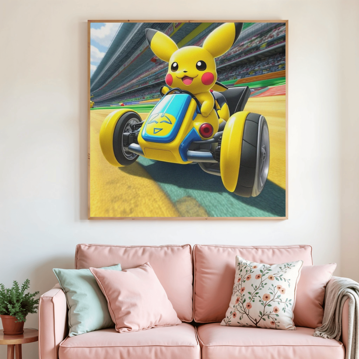 ⚡🏎️ Diamond Painting – Créature Éclair en Course